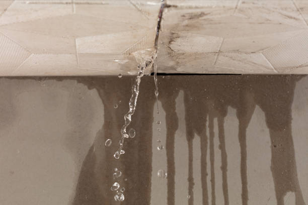 Professional Flood Damage Cleanup technician working in Andreas, PA